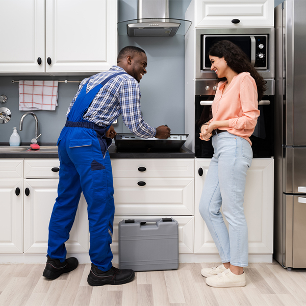 what kind of warranty do you offer on your cooktop repair services in Walker County